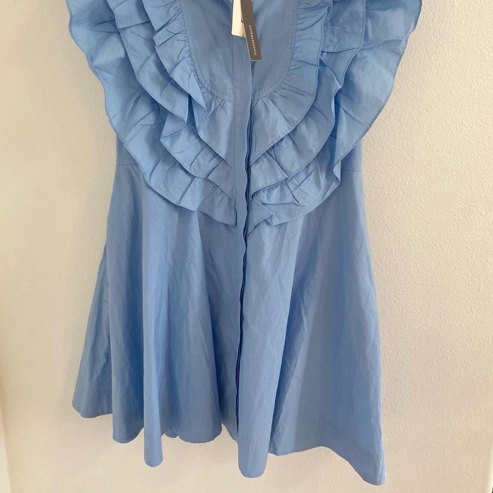 Maeve Ruffled Button-Front Mini Dress - Picture 9 of 12